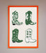 Cowboy Boots Framed Print - Hi Society