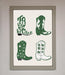 Cowboy Boots Framed Print - Hi Society