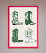 Cowboy Boots Framed Print - Hi Society