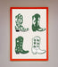 Cowboy Boots Framed Print - Hi Society