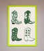 Cowboy Boots Framed Print - Hi Society