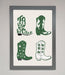 Cowboy Boots Framed Print - Hi Society