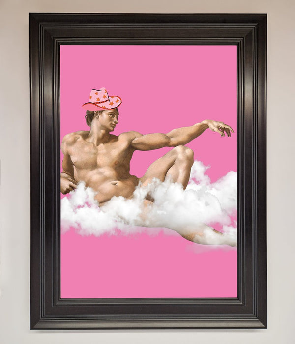 Cowboy On A Cloud Framed Poster - Hi Society