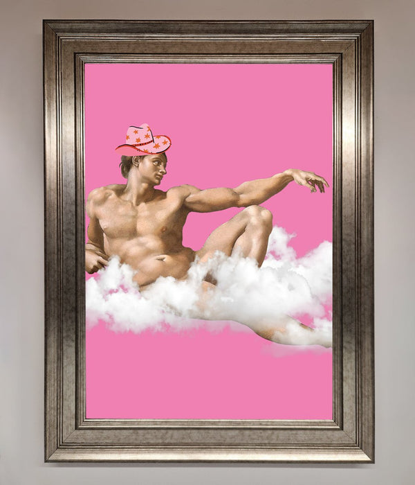 Cowboy On A Cloud Framed Poster - Hi Society