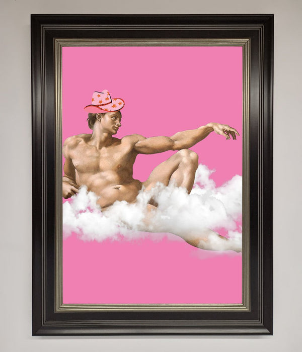 Cowboy On A Cloud Framed Poster - Hi Society