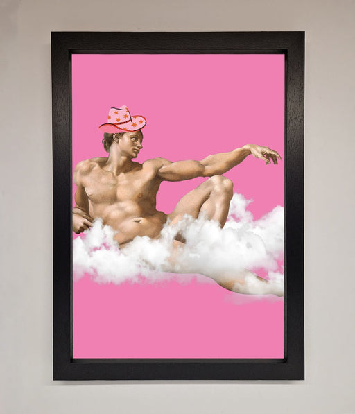 Cowboy On A Cloud Framed Poster - Hi Society
