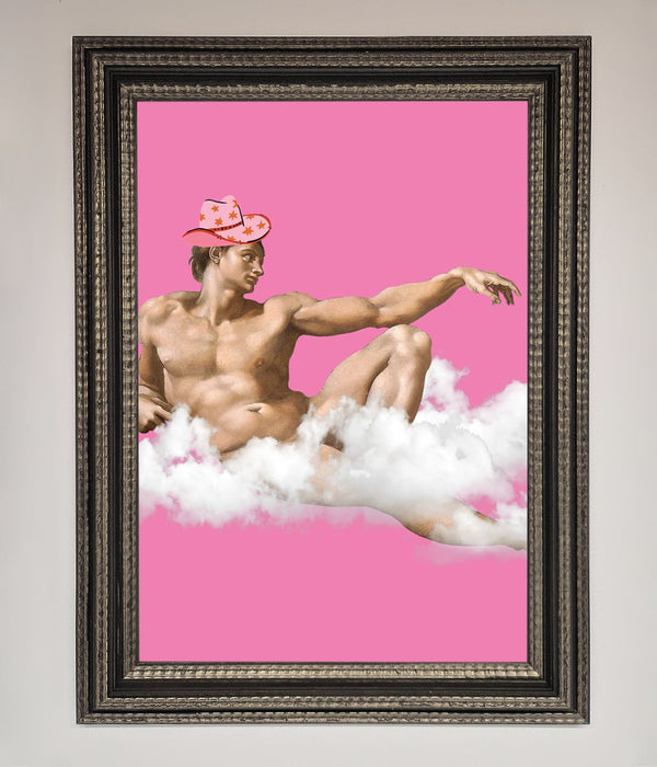 Cowboy On A Cloud Framed Poster - Hi Society