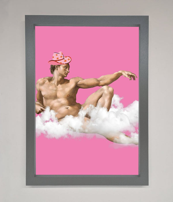 Cowboy On A Cloud Framed Poster - Hi Society