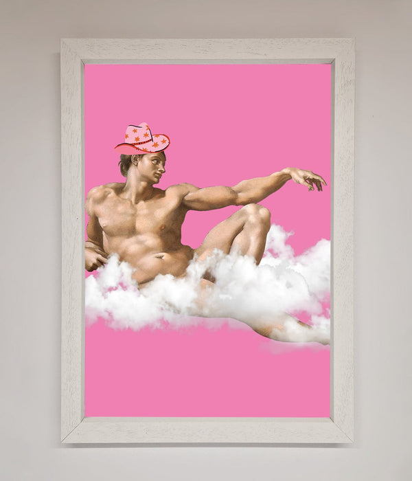 Cowboy On A Cloud Framed Poster - Hi Society