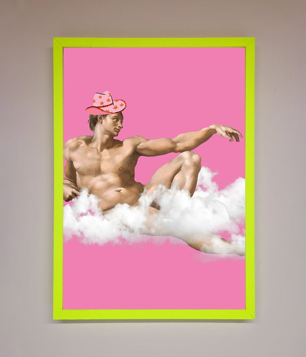 Cowboy On A Cloud Framed Poster - Hi Society