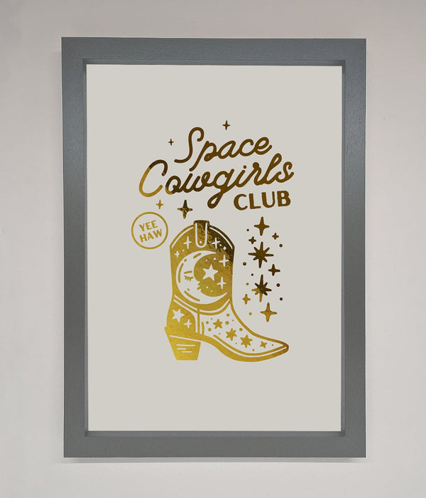 Cowgirl Boot Foil Print - Hi Society