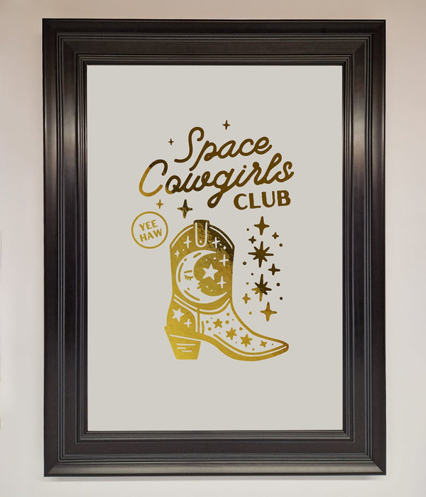 Cowgirl Boot Foil Print - Hi Society