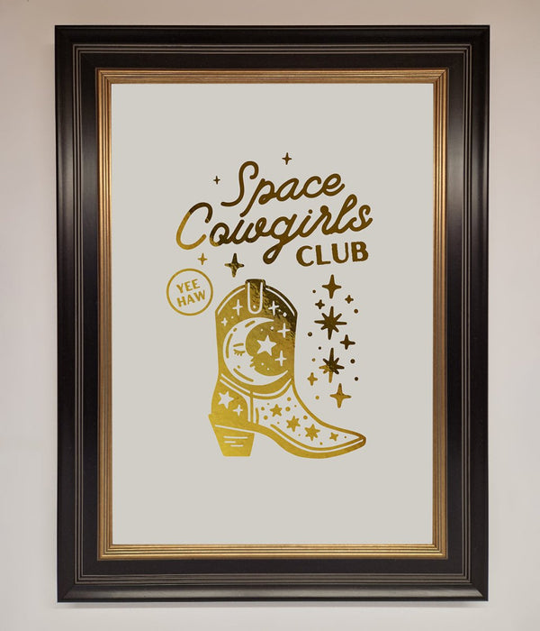 Cowgirl Boot Foil Print - Hi Society