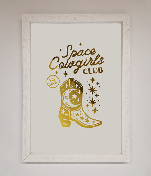 Cowgirl Boot Foil Print - Hi Society