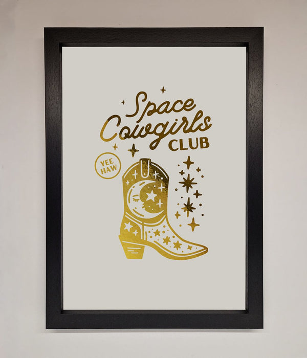 Cowgirl Boot Foil Print - Hi Society