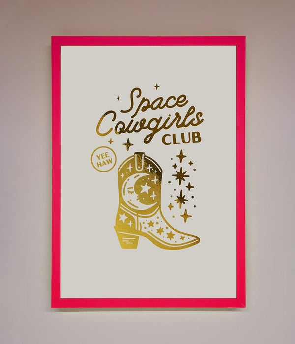 Cowgirl Boot Foil Print - Hi Society