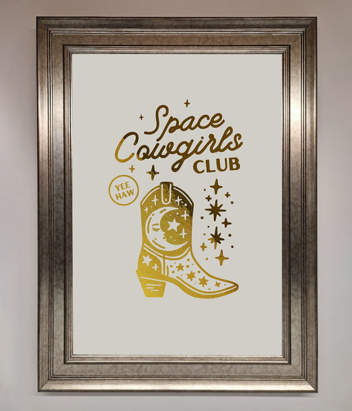 Cowgirl Boot Foil Print - Hi Society