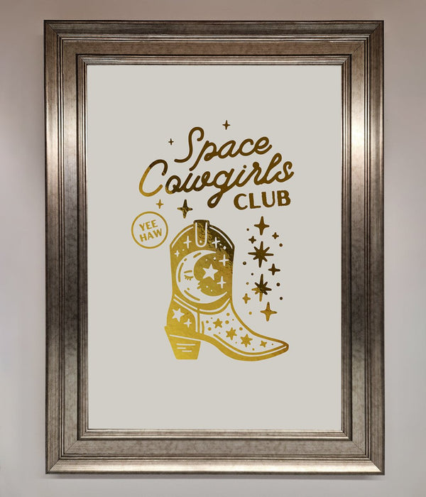 Cowgirl Boot Foil Print - Hi Society