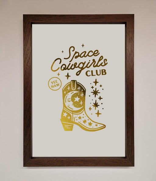 Cowgirl Boot Foil Print - Hi Society