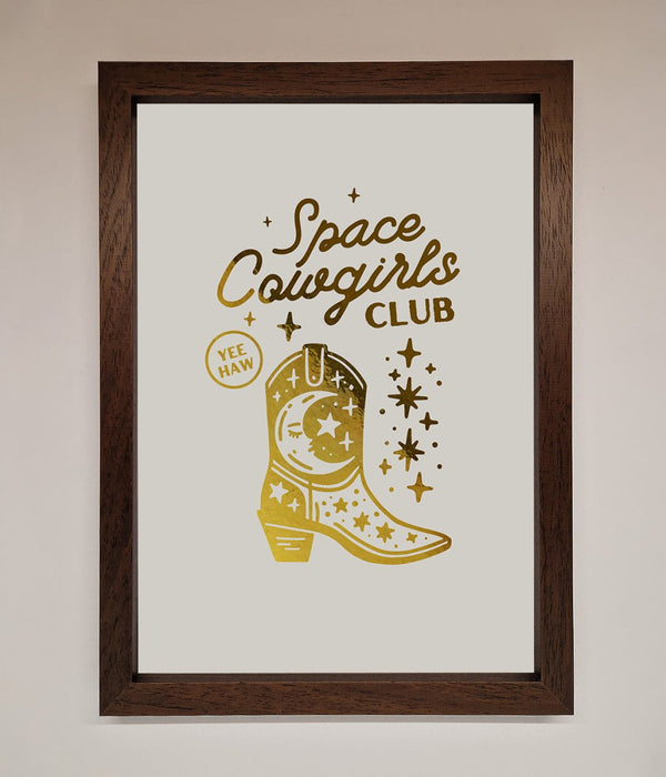 Cowgirl Boot Foil Print - Hi Society