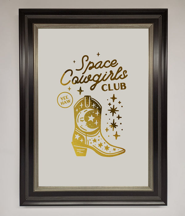 Cowgirl Boot Foil Print - Hi Society