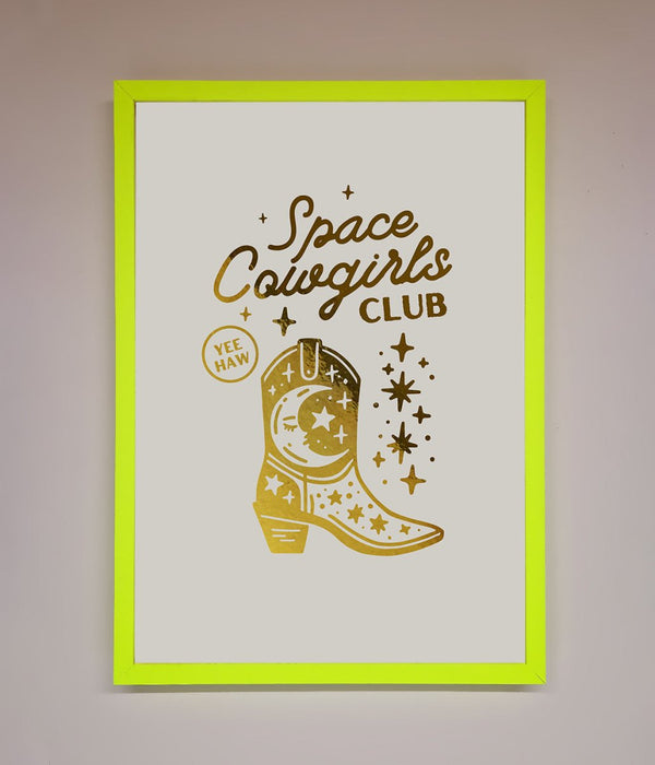 Cowgirl Boot Foil Print - Hi Society