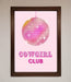 Cowgirl Club Disco Ball Framed Print - Hi Society