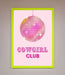 Cowgirl Club Disco Ball Framed Print - Hi Society