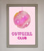 Cowgirl Club Disco Ball Framed Print - Hi Society