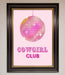 Cowgirl Club Disco Ball Framed Print - Hi Society