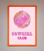 Cowgirl Club Disco Ball Framed Print - Hi Society