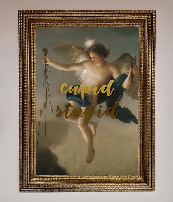Cupid Stupid Foil Print - Hi Society