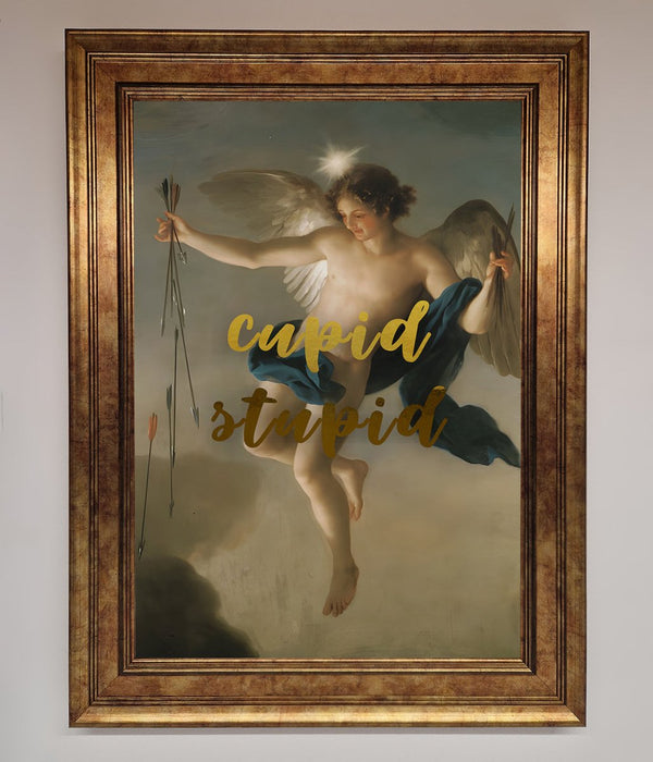 Cupid Stupid Foil Print - Hi Society
