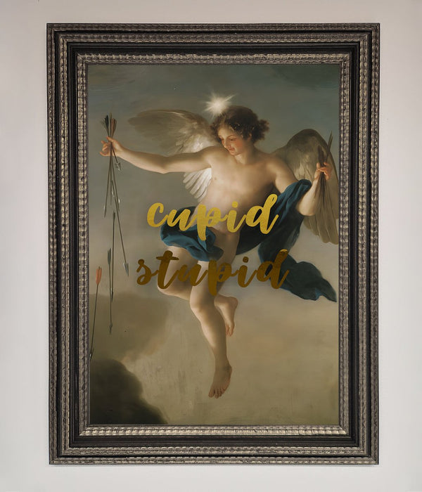 Cupid Stupid Foil Print - Hi Society