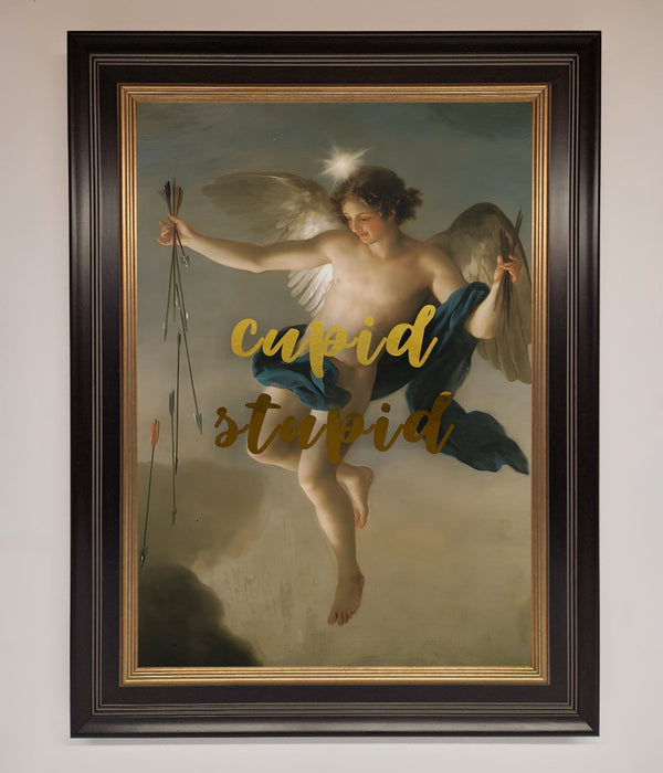 Cupid Stupid Foil Print - Hi Society