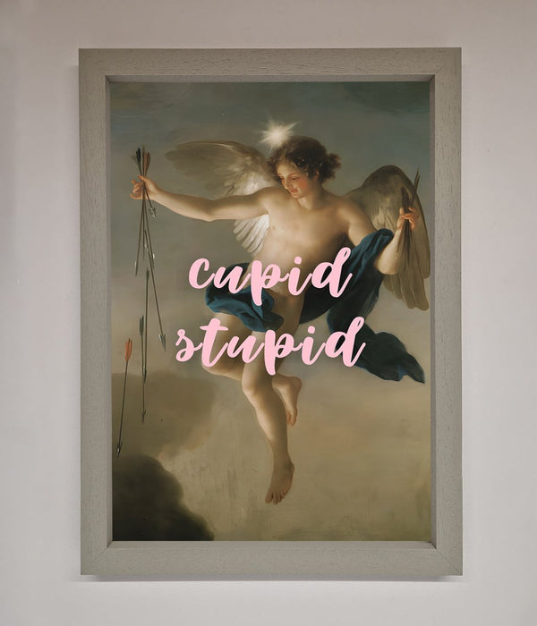 Cupid Stupid Framed Poster - Hi Society