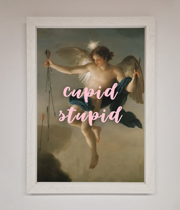 Cupid Stupid Framed Poster - Hi Society