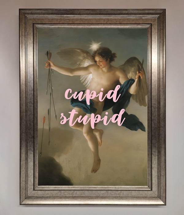 Cupid Stupid Framed Poster - Hi Society