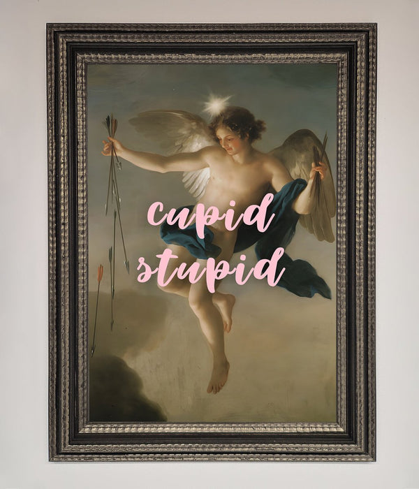 Cupid Stupid Framed Poster - Hi Society