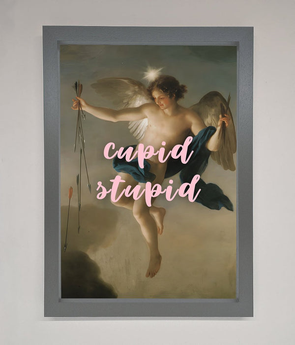 Cupid Stupid Framed Poster - Hi Society
