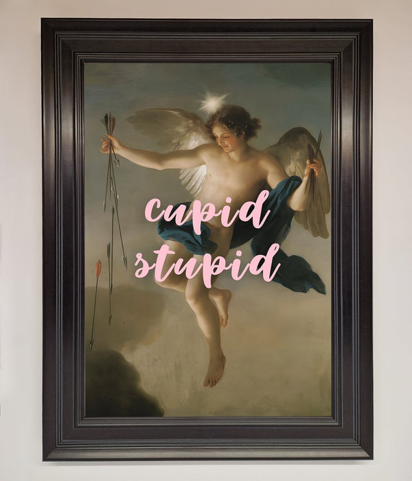 Cupid Stupid Framed Poster - Hi Society