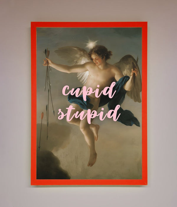 Cupid Stupid Framed Poster - Hi Society
