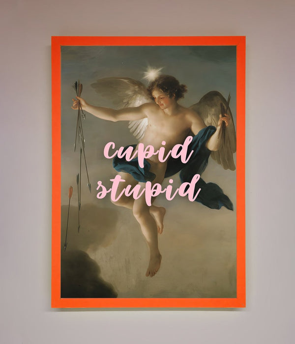 Cupid Stupid Framed Poster - Hi Society