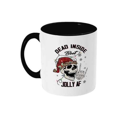 Dead Inside But Jolly AF Christmas Mug - Hi Society