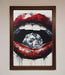 Diamond Lips Framed Poster - Hi Society