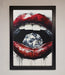 Diamond Lips Framed Poster - Hi Society