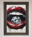 Diamond Lips Framed Poster - Hi Society