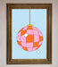 Disco Ball Pink Framed Poster - Hi Society