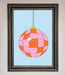 Disco Ball Pink Framed Poster - Hi Society