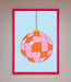Disco Ball Pink Framed Poster - Hi Society